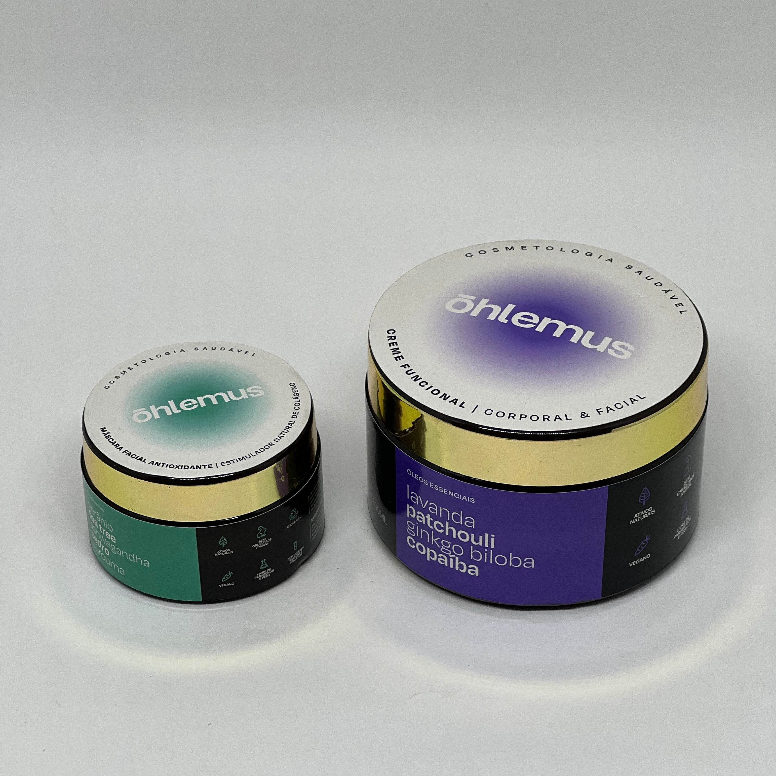 Kit Rejuvenescimento Natural - Creme Funcional e Máscara Facial Antioxidante